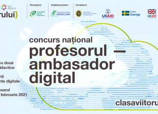Centrul Clasa Viitorului anunță Concursul „Profesorul – Ambasador Digital”