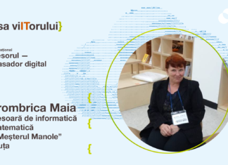 Maia Porombrica, profesoară de matematică în satul Sălcuța: „Peste cinci ani absolvenții școlii vor reveni în calitate de profesori și vom elabora împreună proiecte STEM”