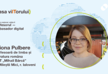 Aliona Pulbere, profesoară de limba și literatura română în comuna Mileștii Mici, raionul Ialoveni: „Utilizarea TIC înseamnă să te sincronizezi cu cerințele timpul”