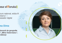 Alina Dima, profesoară de geografie din orașul Călărași: „O școală modernă oferă un profesor de calitate și educă elevi de succes”