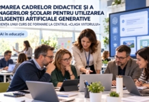 FORMAREA CADRELOR DIDACTICE ȘI A MANAGERILOR ȘCOLARI PENTRU UTILIZAREA INTELIGENȚEI ARTIFICIALE GENERATIVE: EXPERIENȚA UNUI CURS DE FORMARE LA CENTRUL „CLASA VIITORULUI”